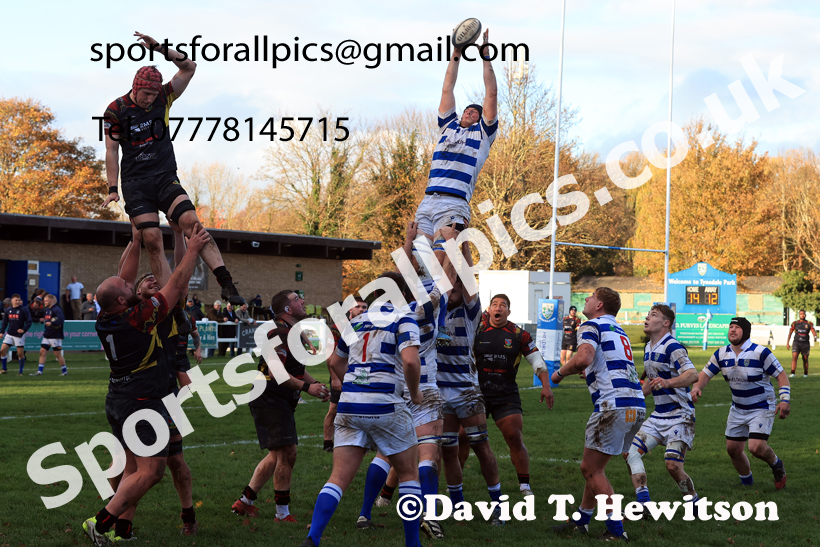 Tynedale v Hull, Saurday, November 8th, 2025. Photo: David T. Hewitson/Sports for All Pics